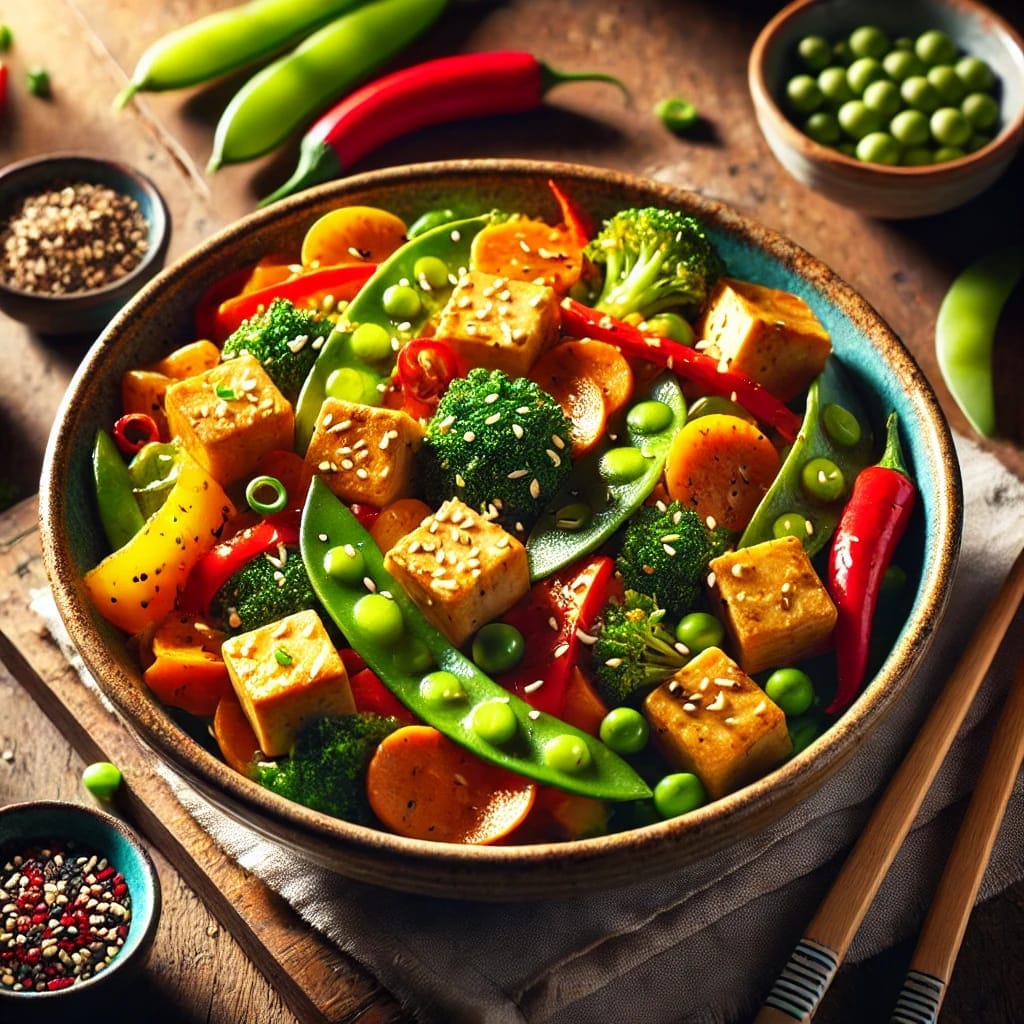 Veggie Stir-Fry with Tofu Recipe