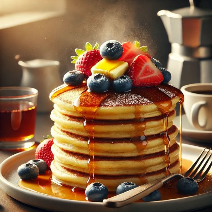 Pancakes with Maple Syrup Recipe