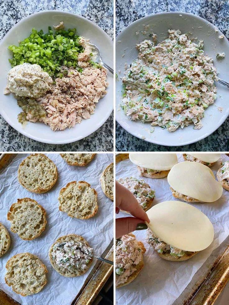 English Muffin Tuna Melt English Muffin Tuna Melt