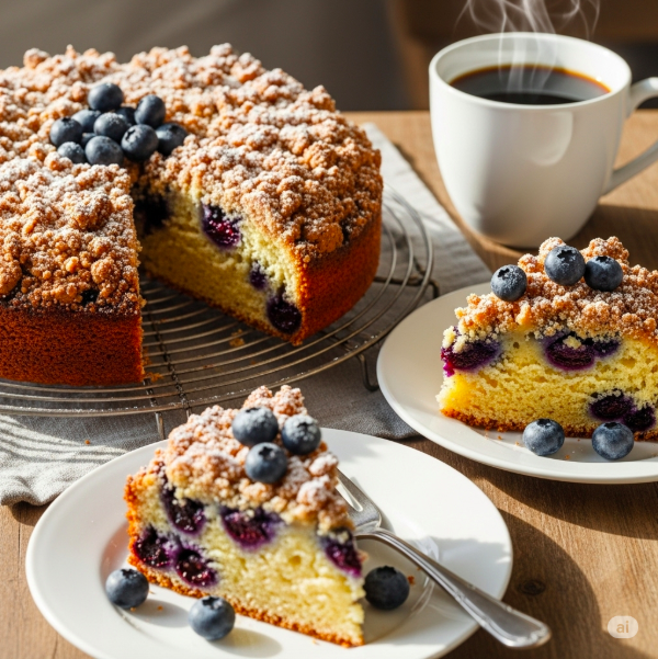 blueberry coffee cake