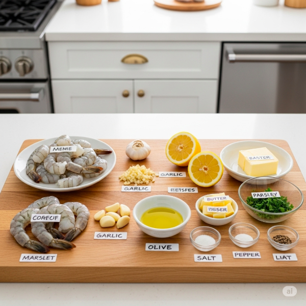 One-Pan Lemon Garlic Shrimp One-Pan Lemon Garlic Shrimp