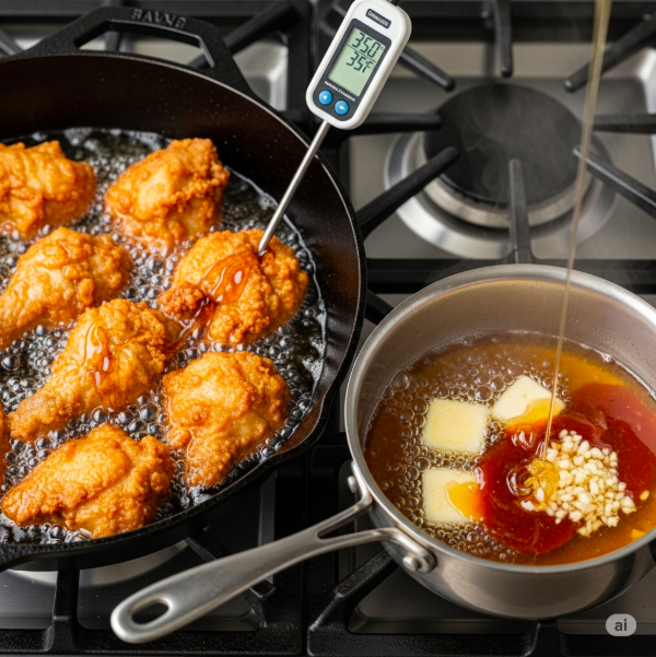 spicy honey fried chicken