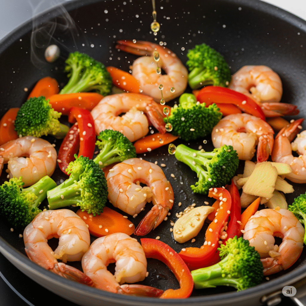15-Minute Shrimp Stir-Fry 15-Minute Shrimp Stir-Fry