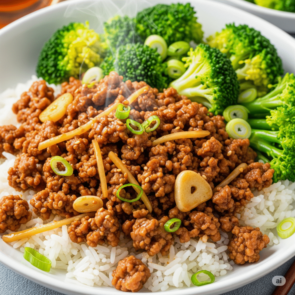 Asian-Inspired Ground Turkey Bowls Asian-Inspired Ground Turkey Bowls