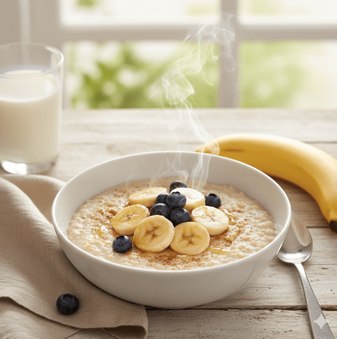 Creamy Cinnamon Oatmeal