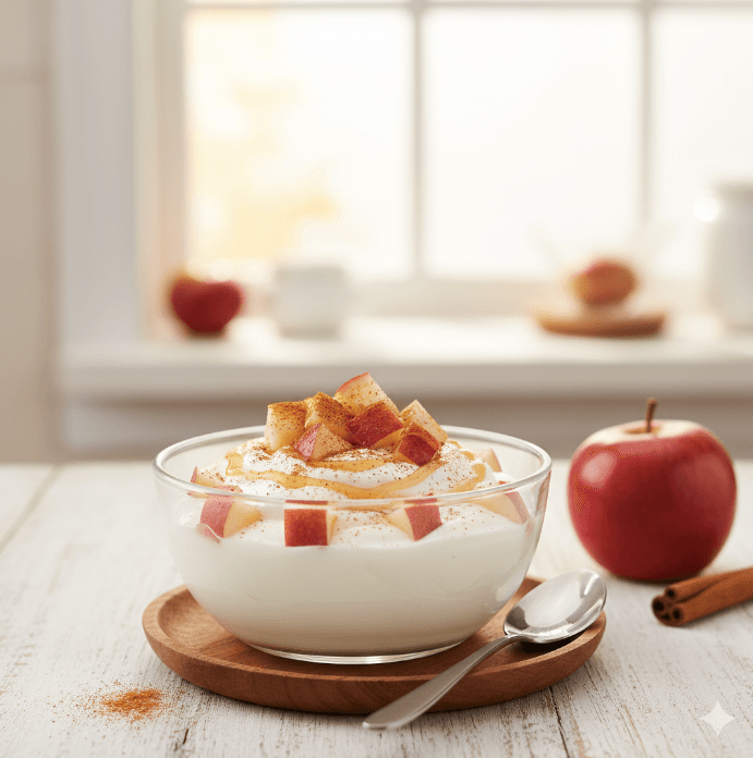Apple Cinnamon Yogurt Bowl