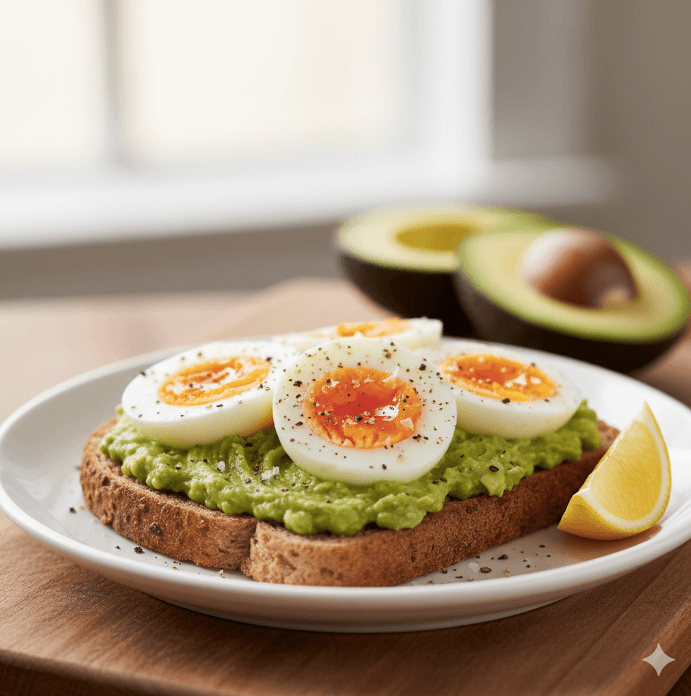 Protein-Packed Egg & Avocado Toast