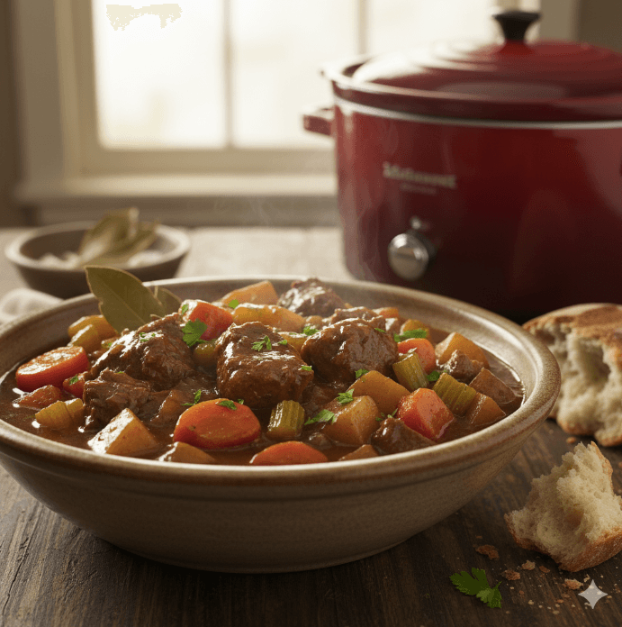 Slow Cooker Beef Stew (Fall-Apart Tender!)