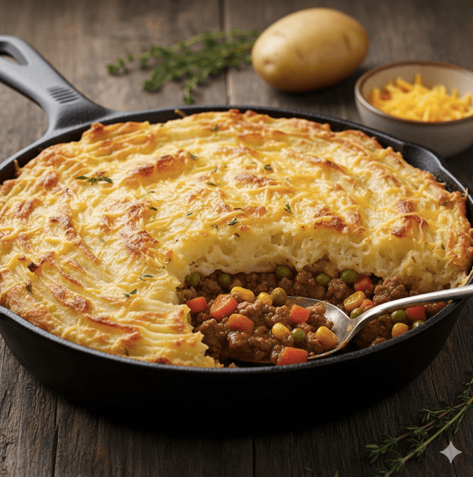 Classic Shepherd’s Pie with Ground Beef