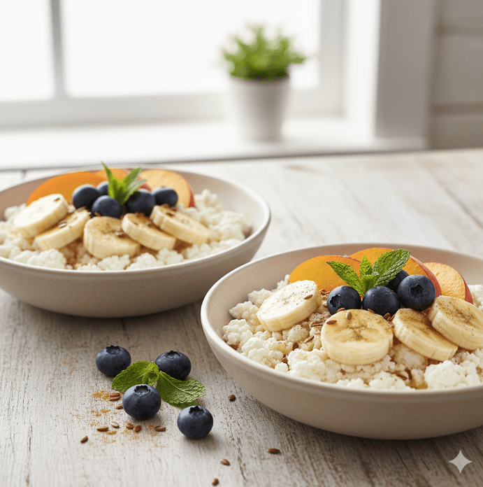 Cottage Cheese & Soft Fruit Bowl