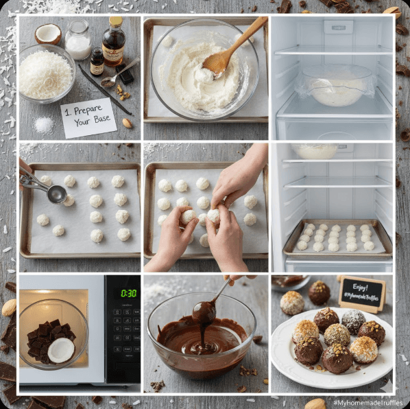 Homemade Chocolate Coconut Truffles Recipe: An Easy 5-Minute Treat That Tastes Like a Fancy Dessert 🍫