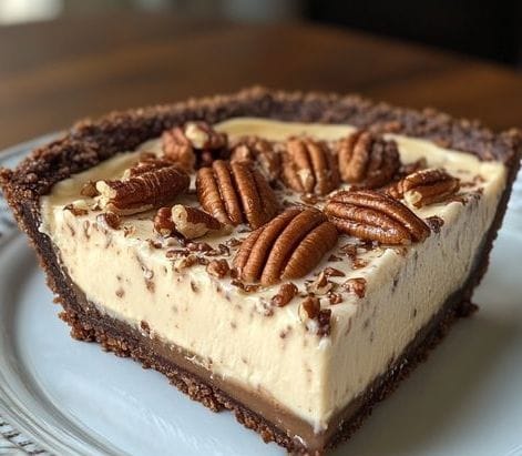 Irresistible No-Bake Keto Pecan Cream Pie – Sugar-Free Delight