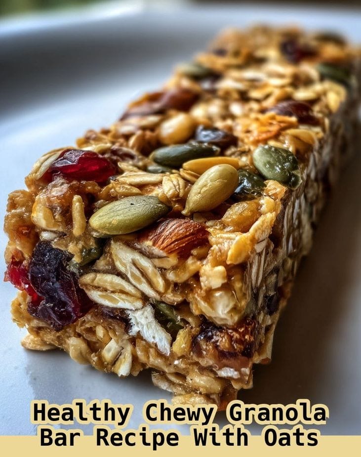 Healthy Chewy Granola Bars with Oats: The Perfect Homemade Snack