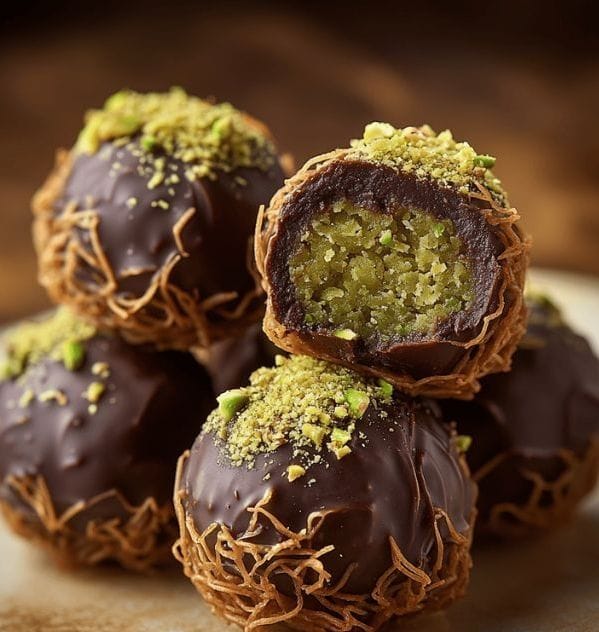 No-Bake Dubai Chocolate Balls: A Luxurious Treat in Minutes
